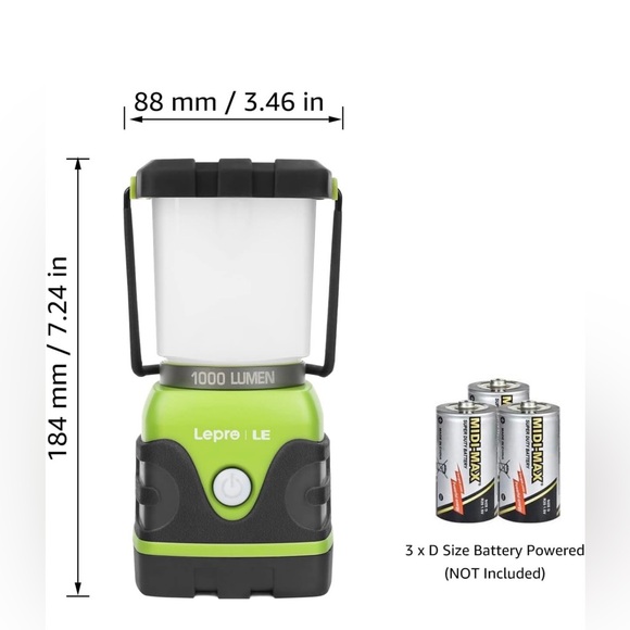 2 CAMPING LANTERNS. USED ONCE!  PERFECT CONDITION! - Picture 10 of 10